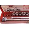 Image 2 : (2) Socket Wrench Sets With Metal Totes - As Is