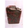 Image 2 : Vintage Metal Fuel Can 18.5" x 13.5" x 5.5" - As Is