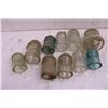 Image 2 : (10) Vintage Glass Insulators
