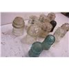 Image 3 : (11) Vintage Glass Insulators