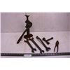 Image 1 : Vintage Car Jack, (4) Wrenches, Pliers - Rusted