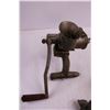 Image 2 : (2) Vintage Metal Hand Crank Grinders