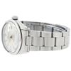 Image 5 : Rolex Mens Quickset Stainless Steel Sapphire Silver Index Dial Oyster Band Datej