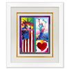 Image 1 : 2 Liberties, Flag and Heart by Peter Max