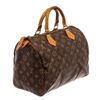 Image 3 : Louis Vuitton Brown Monogram Canvas Speedy 30 Satchel Bag
