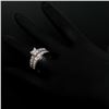 Image 8 : 18K TT Gold 2.21 ctw EGL Cert. Princess Cut Diamond Engagement & Wedding Ring Se