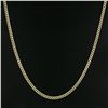 Image 2 : Unisex Solid 14k Yellow Gold 4.6mm 21" Polished Cuban Curb Link Chain Necklace