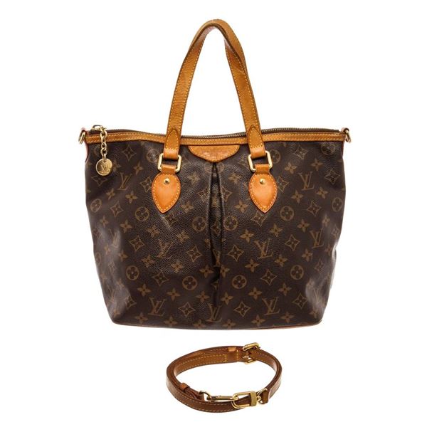 Louis Vuitton Brown Monogram Palermo PM Shoulder Bag