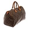Image 2 : Louis Vuitton Brown Monogram Canvas Speedy 35 Satchel Bag