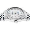 Image 9 : Rolex Mens Stainless Steel White Diamond Lugs 36MM Datejust Wristwatch