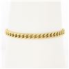 Image 1 : New Italian 14k Yellow Gold 6.75" 5.2mm Miami Cuban Curb Link Chain Bracelet