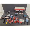 Image 1 : Vintage Playmobile Esso Gas Station Set- As is