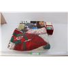 Image 1 : Christmas Themed Blanket- 66'' x 42'', Vancouver Aquarium Christmas Ornament Ball w/ Box, Clue Board