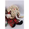 Image 2 : (2) Unmarked Christmas Themed Stuffed Dolls- Tallest Is 22''