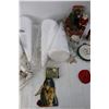 Image 4 : (4) Come Shaped Styrofoam Pieces, 11.5'' Tall- All NIB, Various Christmas Tree Decorations, Lights, 