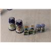 Image 3 : (3) Sets of Salt & Pepper Shakers, Vintage Decorative Box, Misc.