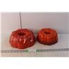 Image 1 : (2) Bundt Cake Pans 10.5" & 9"
