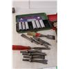 Image 3 : (3) Socket Sets, Ball Peen Hammer, Chisels- As Is