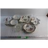 Image 1 : Porcelain Tea Cup & Saucers, Small Ceramic Plates, Juicer, Candy Bowl and Serving Plates