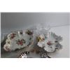 Image 3 : Porcelain Tea Cup & Saucers, Small Ceramic Plates, Juicer, Candy Bowl and Serving Plates