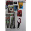 Image 3 : Jig Saw Blades, Reflective Tape, Coaxial Cable Staples, Carabiner, Magnetic Key Case and Misc.
