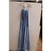 Image 1 : * Bridesmaid/Prom Dress - Size 8 - Blue Corset Style