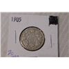 Image 2 : Canadian 25 Cent Coin- 1905