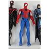 Image 3 : (4) Superhero Toys - Spiderman, Mile Morales, Batman, Ironman