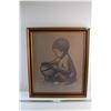 Image 1 : Framed Caught in the Act Print by Joan Jocelyn 27'' x 23''