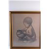 Image 2 : Framed Caught in the Act Print by Joan Jocelyn 27'' x 23''