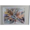 Image 3 : Framed Autumn Leaves Art Painting by S. Mills 14'' x 17''