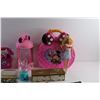 Image 2 : Minnie Mouse Lunch Box and Toys, Barbie Doll, Diary Book, Wallet and Misc.