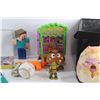 Image 2 : Minecraft Steve Toy, Plush Toys, Calculator, Dry Erase Board, Talking Tom Puzzle and Misc.