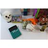Image 5 : Minecraft Steve Toy, Plush Toys, Calculator, Dry Erase Board, Talking Tom Puzzle and Misc.