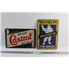 Image 1 : Castrol Motor Oil and Michelin Signs 12'' x 8''