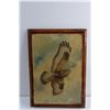 Image 2 : Wood Epoxy Picture of Rough Legged Hawk 10 1/2'' x 15''