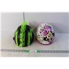 Image 1 : (2) Child Bike Helmets- Minnie Mouse & Raskullz - Small