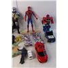 Image 2 : Toy Lot- (5) Star Wars Figures, Spider Man, Transformer, Misc.