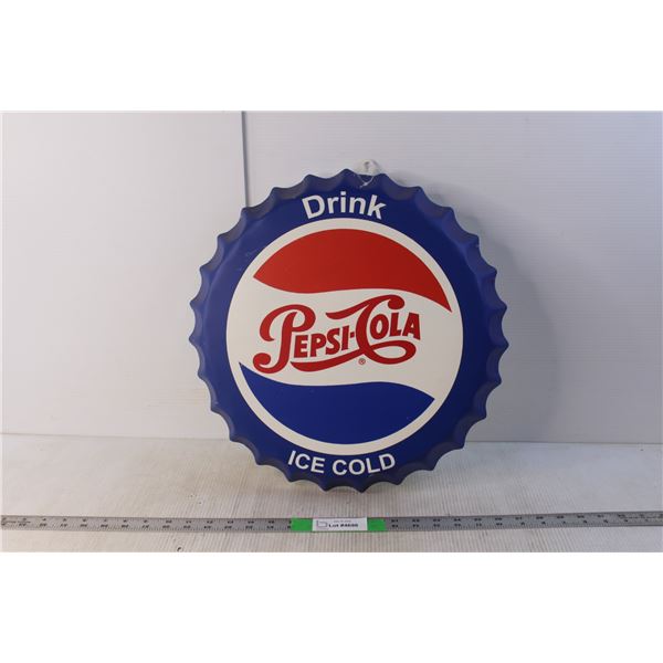 Pepsi-Cola Wall Sign 16"