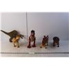 Image 1 : (5) Dinosaur Figures, T-rex with Sound Effects