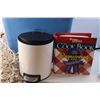 Image 2 : *Cookbook, Christmas Lights- Power On/As Is, Garbage Can and Tote