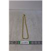 Image 1 : Men's Gold Colored Chain 14" Long