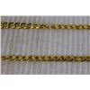 Image 2 : Men's Gold Colored Chain 14" Long