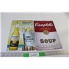Image 1 : (2) Signs - Corona beer, Campbells Soup - 8" x 12"
