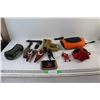 Image 1 : Chair Neck rest, Toy Axe, Spiderman Mask, Coin Purse, Misc.