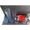 Image 5 : Milk Bag Holder, Plastic Cups, Bowls, Vinegar Pitcher and Misc.