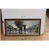 Image 1 : Framed Triumphal Arch Square Print 42'' x 22''