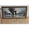Image 2 : Framed Triumphal Arch Square Print 42'' x 22''