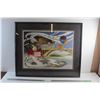 Image 1 : Framed Children's Festival Print 32 1/2'' x 27''
