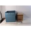 Image 1 : (2) Photo Boxes, Fabric Tote, AA Batteries